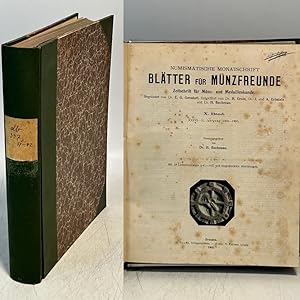 Blätter für Münzfreunde. Monatsschrift für Münz- und Medaillenkunde. Jahrgang 37 (1902) - 42 (190...