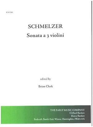 Bild des Verkufers fr Sonata a tre violinifor 3 violins and bc : score and parts zum Verkauf von Smartbuy