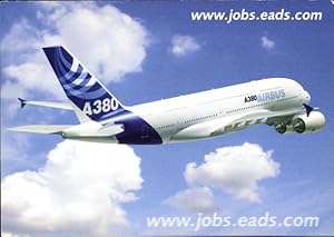Seller image for Ansichtskarte / Postkarte Passagierflugzeug Airbus A380, EADS for sale by akpool GmbH