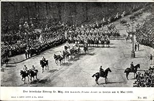 Ansichtskarte / Postkarte Der feierliche Einzug des Kaisers Franz Josef in Berlin 1900