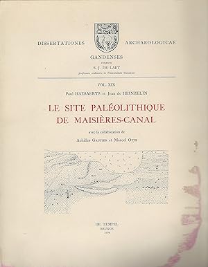 Immagine del venditore per Le site palolithique de Maisires-Canal venduto da Librairie Archaion