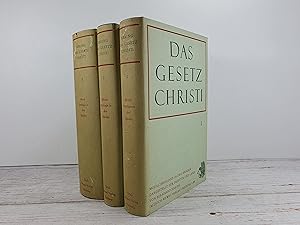 Das Gesetz Christi. Moraltheologie in drei Bänden. Dargestellt für Priester und Laien. Komplett