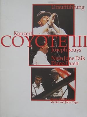 Imagen del vendedor de Coyote III. Piano Duett. Werke von John Cage. a la venta por Antiquariat Bernd Preler