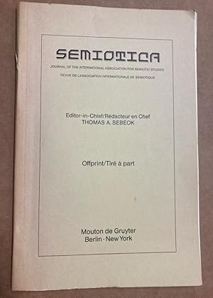 Introduction and Definition of the Emblem. (Offprint, Semiotica, Journal of the International Ass...