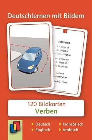 Immagine del venditore per Verben : 120 Bildkarten auf Deutsch, Englisch, Franzsisch und Arabisch venduto da AHA-BUCH GmbH