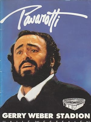 Pavarotti : Gerry Weber Stadion - Halle Westfalen. 8. Mai 1997, 19:30 Uhr. Programmheft.