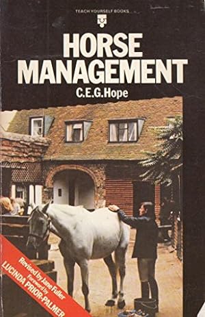 Imagen del vendedor de Horse Management (Teach Yourself) a la venta por WeBuyBooks 2