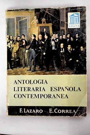 Imagen del vendedor de Antologia literaria espaola contemporanea a la venta por Alcan Libros