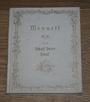 Seller image for Menuett: Romantische Novellen. for sale by Antiquariat Gallenberger