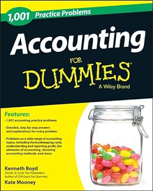 Bild des Verkufers fr 1,001 Accounting Practice Problems For Dummies: 1,001 Practice Problems for Dummies zum Verkauf von Studibuch