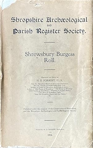 Shrewsbury Burgess roll