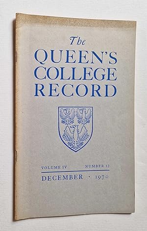 Record: Volume IV, Number 12 (Dec. 1970)