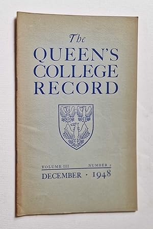 Record: Volume III, Number 2 (Dec. 1948)