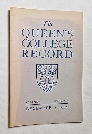 Record: Volume V, Number 3 (Dec. 1976)