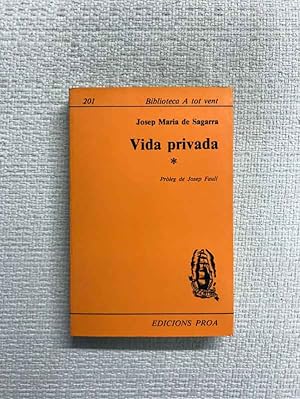 Imagen del vendedor de Vida privada, vol. I a la venta por Campbell Llibres