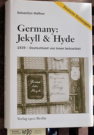 Seller image for Germany: Jekyll & Hyde 1939 - Deutschland von innen betrachtet for sale by Baues Verlag Rainer Baues 