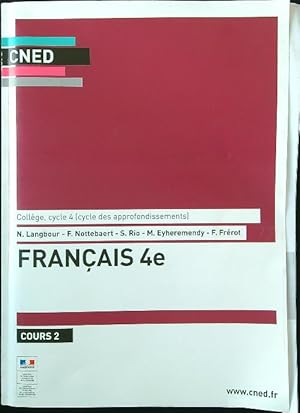 Francais 4e. Livret de cours 2