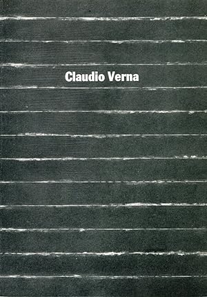 Bild des Verkufers fr Claudio Verna zum Verkauf von Studio Bibliografico Marini