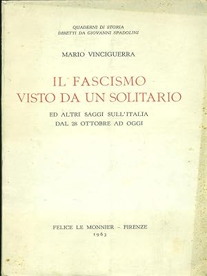 Il fascismo visto da un solitario