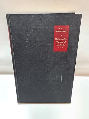 Seller image for Mathematical Theory of Elasticity for sale by Cambridge Rare Books