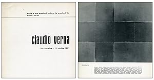 Bild des Verkufers fr Claudio Verna. Studio d'Arte Eremitani 1972 zum Verkauf von Studio Bibliografico Marini