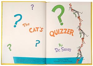 Seller image for The Cat's Quizzer. Are YOU smarter than the Cat in the Hat? for sale by Shapero Rare Books