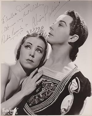 Photograph inscribed to Anello & Davide and signed by both dancers.