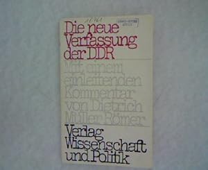 Seller image for Die neue Verfassung der DDR. for sale by Ammareal