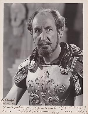 Original phtograph of Truman in his role as Tigellinus in the 1951 film "Quo Vadis".