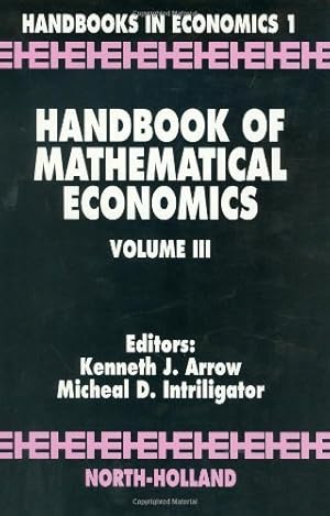 Immagine del venditore per Handbook of Mathematical Economics, Volume 3 (1986-02-15) venduto da Ammareal