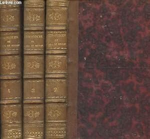 Bild des Verkufers fr Chroniques pittoresques et critiques de l'oeil-de-boeuf, des petits appartements de la cour et des salons de Paris sous Louis XIV, la rgence, Louis XV et Louis XVI - Tomes 2, 3 et 4 zum Verkauf von Le-Livre