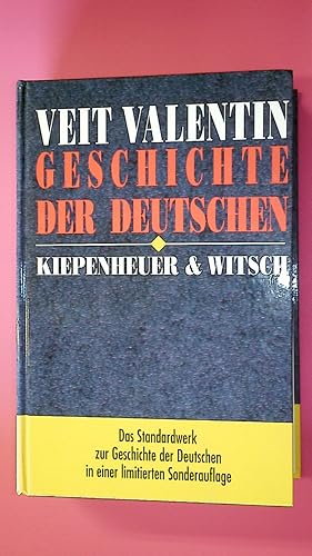 Bild des Verkufers fr GESCHICHTE DER DEUTSCHEN. von den Anfngen bis 1945 zum Verkauf von HPI, Inhaber Uwe Hammermller