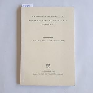 Seller image for Rcklufiger Stichwortindex zum Romanischen etymologischen Wrterbuch for sale by Gebrauchtbcherlogistik  H.J. Lauterbach