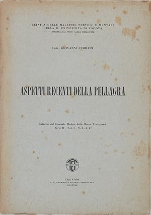 Aspetti recenti della pellagra