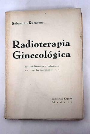Seller image for Radioterapia ginecolgica for sale by Alcan Libros