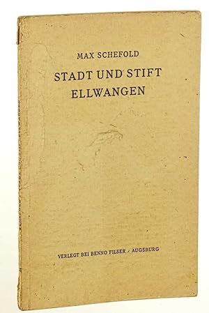 Seller image for Stadt und Stift Ellwangen. for sale by Antiquariat Lehmann-Dronke