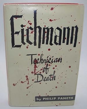 Seller image for Eichmann: Technician of Death for sale by Easy Chair Books