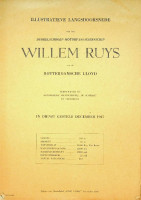 Bild des Verkufers fr Langsdoorsnede ms Willem Ruys zum Verkauf von nautiek