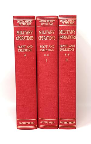 (Three Volume Set) Military Operations Egypt and Palestine: From the Outbreak of War with Germany...