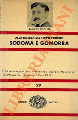 Alla ricerca del tempo perduto. Sodoma e Gomorra.