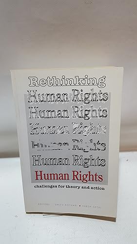 Bild des Verkufers fr Rethinking Human Rights Challenges For Theory And Action zum Verkauf von Cambridge Rare Books
