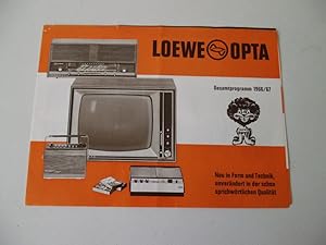 Prospekt Loewe Opta Gesamtprogramm 1966/67
