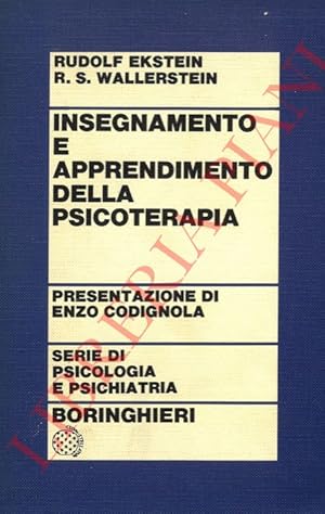 Bild des Verkufers fr Insegnamento e apprendimento della psicoterapia. zum Verkauf von Libreria Piani