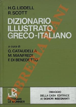 Bild des Verkufers fr Dizionario illustrato greco-italiano. zum Verkauf von Libreria Piani