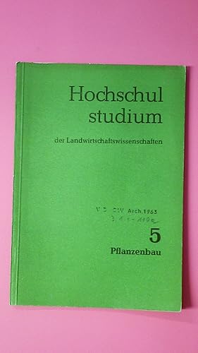 Seller image for PFLANZENBAU 5. for sale by Butterfly Books GmbH & Co. KG