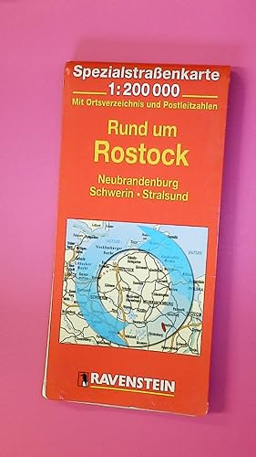 RUND UM ROSTOCK. Neubrandenburg, Schwerin, Stralsund : mit Ortsverzeichnis und Postleitzahlen