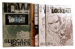 Image du vendeur pour LOCKE & KEY: HEAD GAMES SPECIAL SLIPCASE RI COVERS 4 VOLUME SET SIGNED mis en vente par Rare Book Cellar