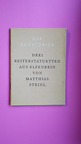 Bild des Verkufers fr DREI REITERSTATUETTEN AUS ELFENBEIN. zum Verkauf von Butterfly Books GmbH & Co. KG