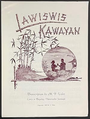 Lawiswis Kalayan. Transcription by M.P. Velez; lyrics in Tagalog: Dominador Santiago