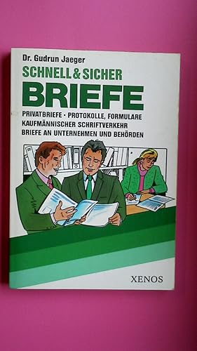 Bild des Verk�ufers f�r SCHNELL & SICHER BRIEFE zum Verkauf von Butterfly Books GmbH & Co. KG